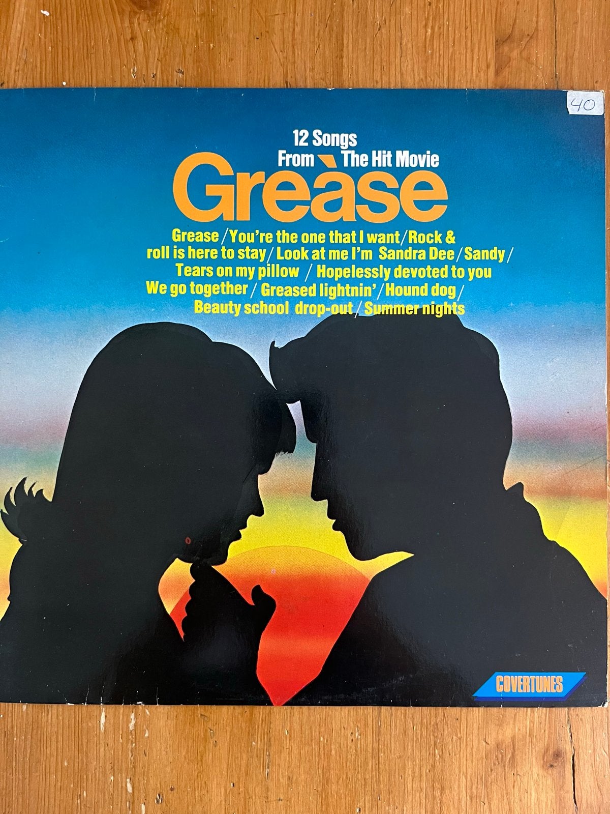 Grease LP - 12 Songs From The Hit Movie, Ophalen of Verzenden, Zo goed als nieuw, Pop, LP