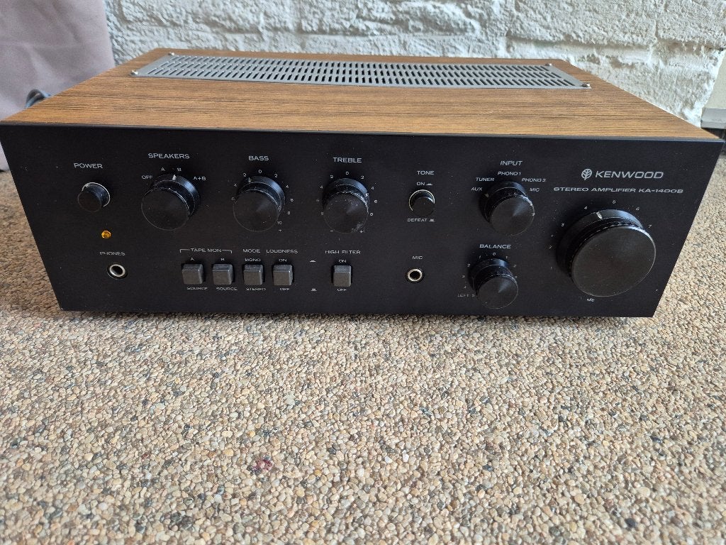 KENWOOD KA-1400B, Audio, Tv en Foto, Versterkers en Receivers, Ophalen of Verzenden, Gebruikt, Overige merken