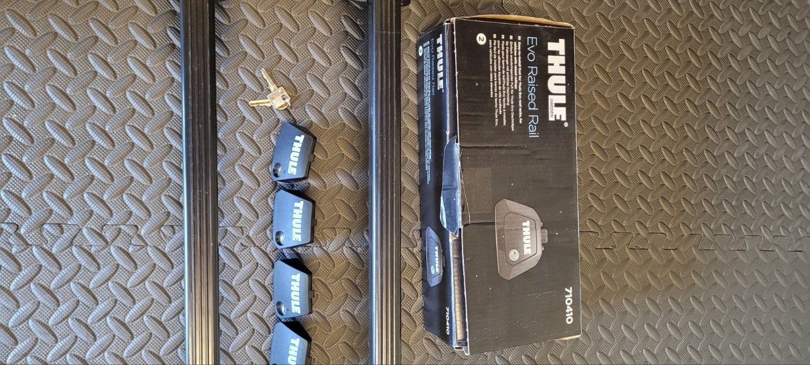 Thule Polar 100 dakkoffer met Thule dakdrager, Ophalen of Verzenden, Gebruikt