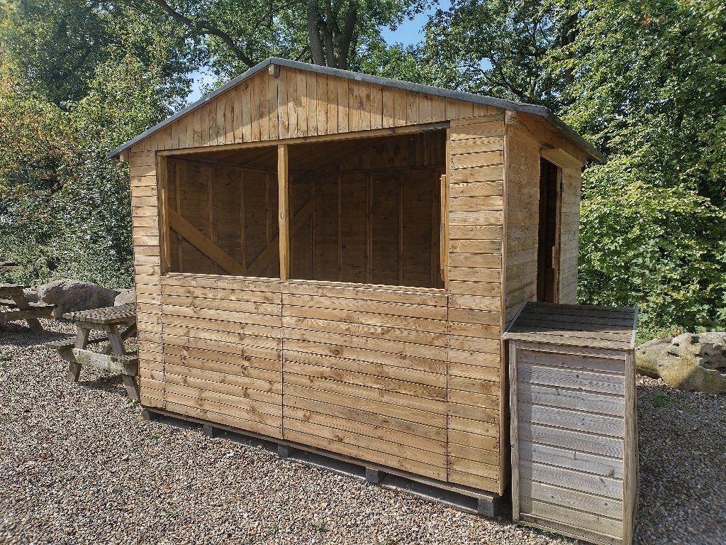 Te koop kerstmarkt huisjes/ verkoopkraam, Diversen, Ophalen, Gebruikt