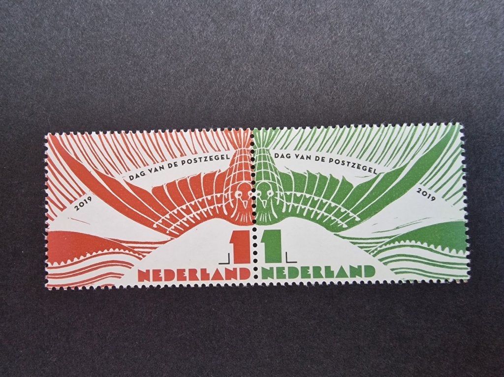 2019 NVPH 3797-3798 Dag van de Postzegel. Postfris., Ophalen of Verzenden, Na 1940, Postfris