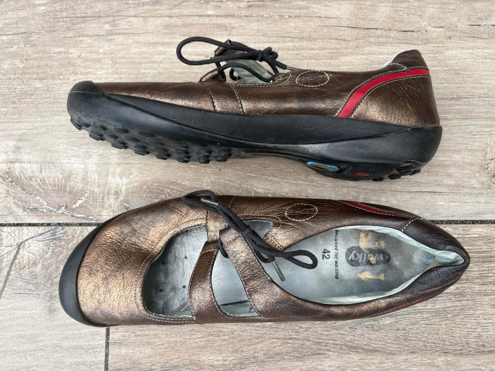 Wolky comfortabele schoenen maat 42, Schoenen met lage hakken, Bruin, Ophalen of Verzenden, Gedragen
