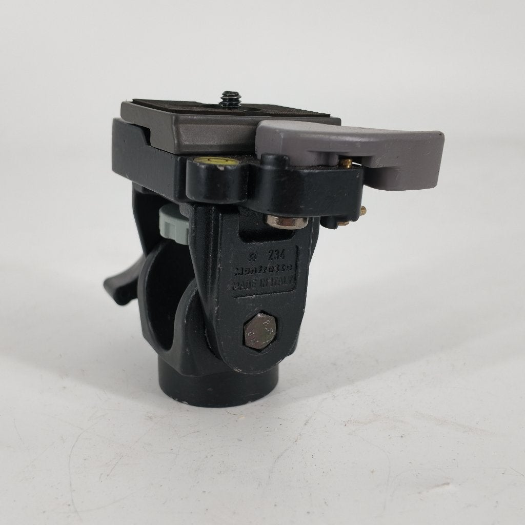 Manfrotto 234RC monopod statiefkop met snelkoppeling, Eenpoot, Ophalen of Verzenden, Zo goed als nieuw, Manfrotto