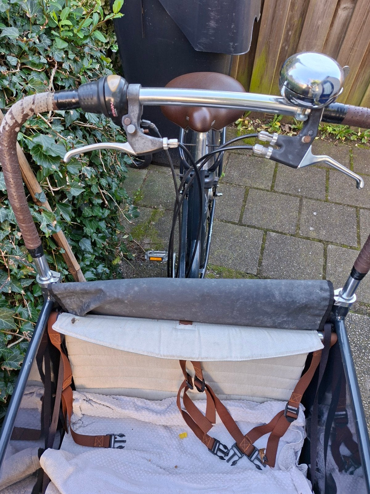 Johnny Loco bakfiets met defecte trommelrem, Gebruikt, Ophalen of Verzenden, 2 kinderen, Johnny Loco