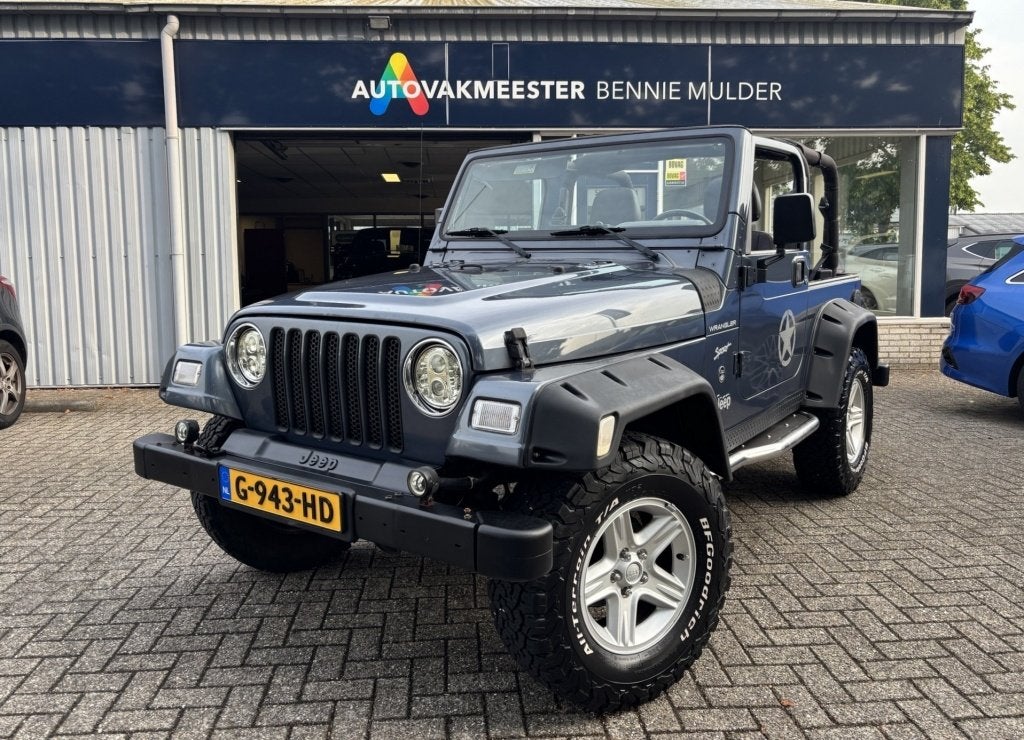 Jeep Wrangler 2.5i Cabriolet HARDTOP / 4x4 / TREKHAAK, Jeep, Stof, 118 pk, Cabriolet