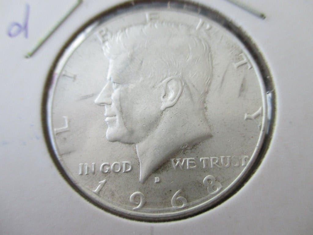 Amerika halve dollar 1968, Ophalen of Verzenden, Noord-Amerika, Losse munt, Zilver