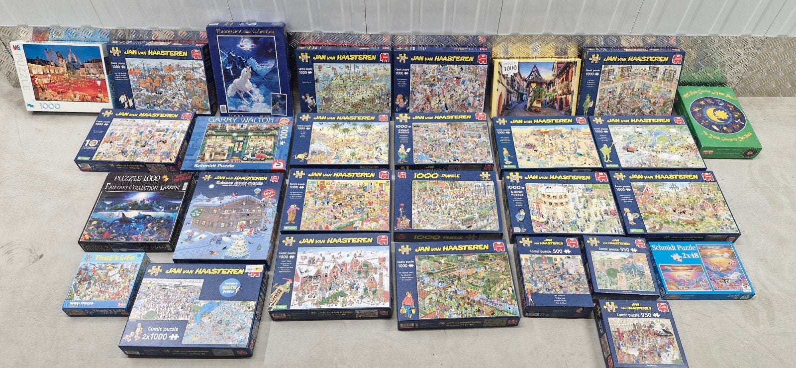 Jan van haasteren puzzels 28 puzzels, Hobby en Vrije tijd, Denksport en Puzzels, Ophalen, 500 t/m 1500 stukjes, Zo goed als nieuw