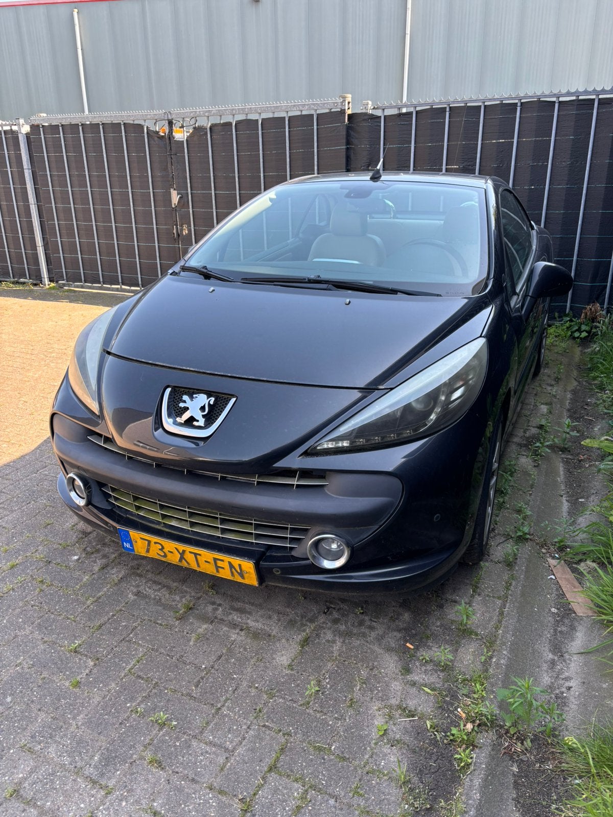 Peugeot 207 1.6 16V  auto start niet ! Bj 2007 Zwart, Voorwielaandrijving, 15 km/l, Beige, 4 cilinders