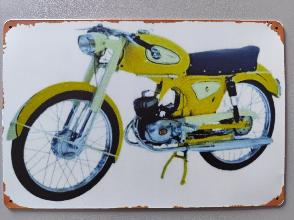 Royal Nord bromfiets (geel) - metalen bordje, Ophalen of Verzenden, Nieuw