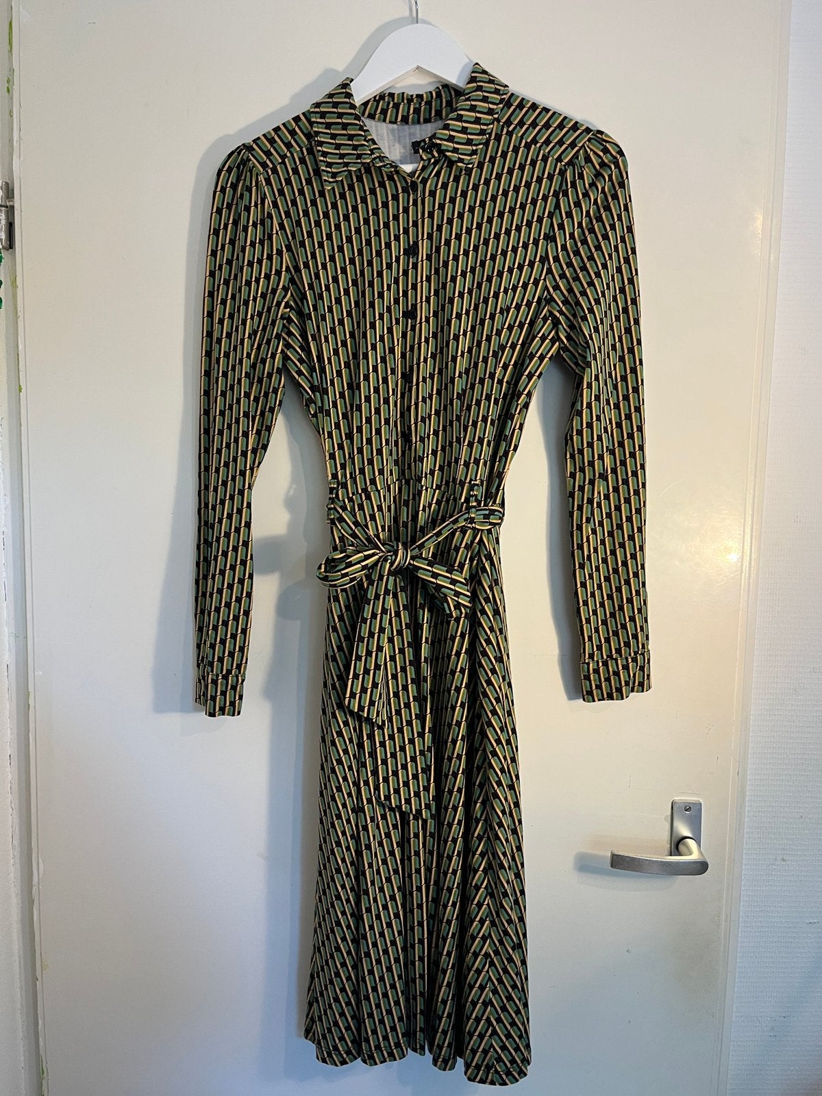 King louie jurk met ceintuur maat 38/M, Kleding | Dames, Maat 38/40 (M), Nieuw, Ophalen of Verzenden, Knielengte