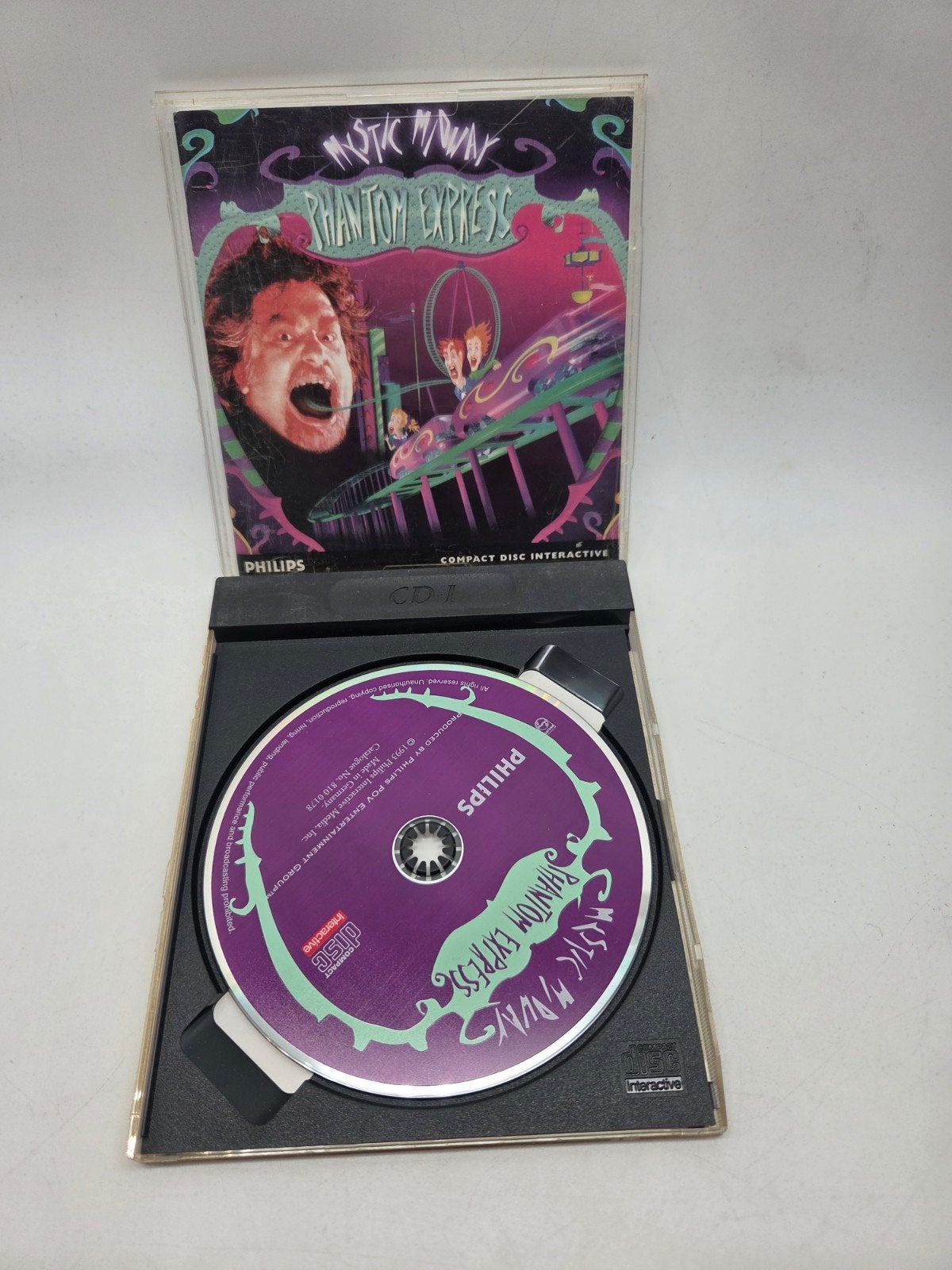 Mystic Midway: Phantom Express CD-i Game, Avontuur en Actie, Philips Consumer Lifestyle B.V., High Tech Campus 5, 5656 AE Eindhoven, Nederland