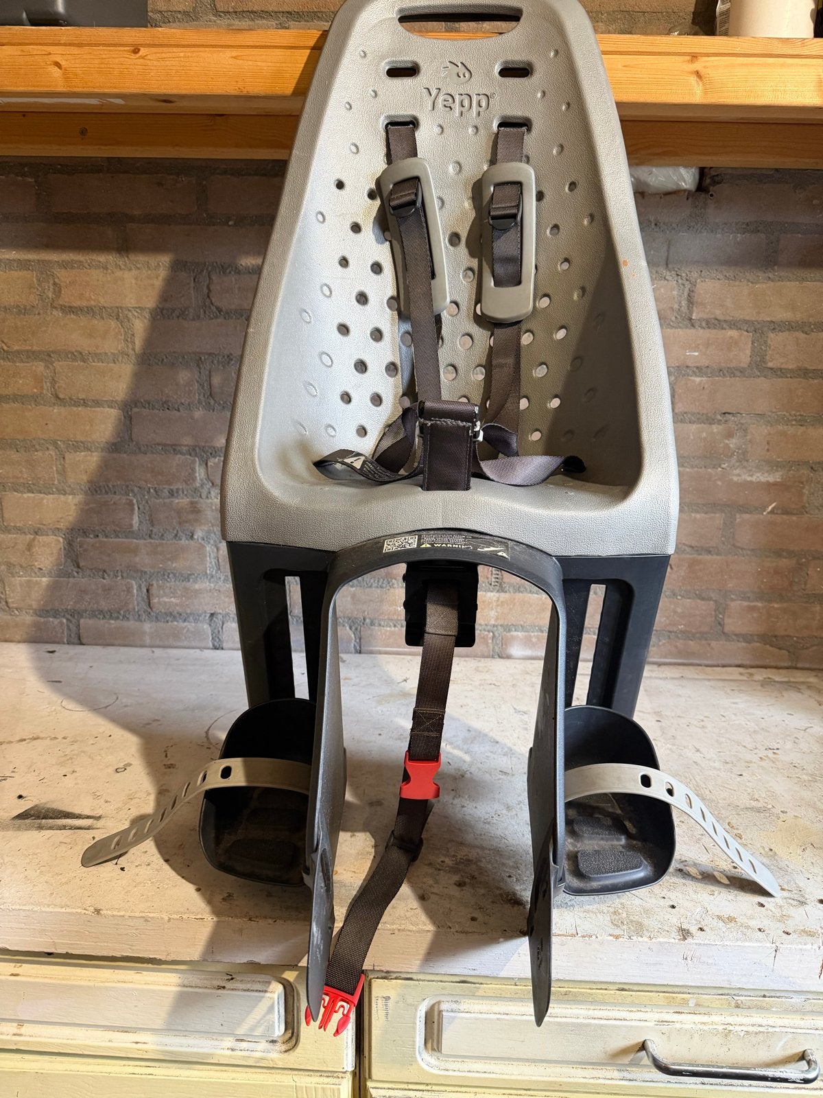 Yepp Fietsstoeltje Achterzitje, Achterzitje, Ophalen of Verzenden, 9 t/m 36 kg, Gebruikt