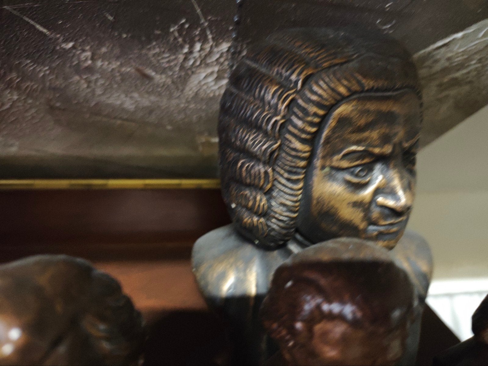 Set van Bach en bekende componisten bustes, Ophalen, Minder dan 20 cm, Buste, Overige materialen