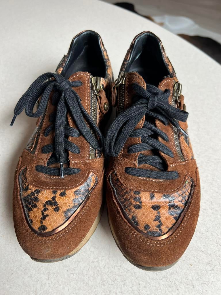 Mephisto Air Relax leren schoenen maat 37 / 4 bruin, Bruin, Ophalen of Verzenden, Sneakers of Gympen, Zo goed als nieuw