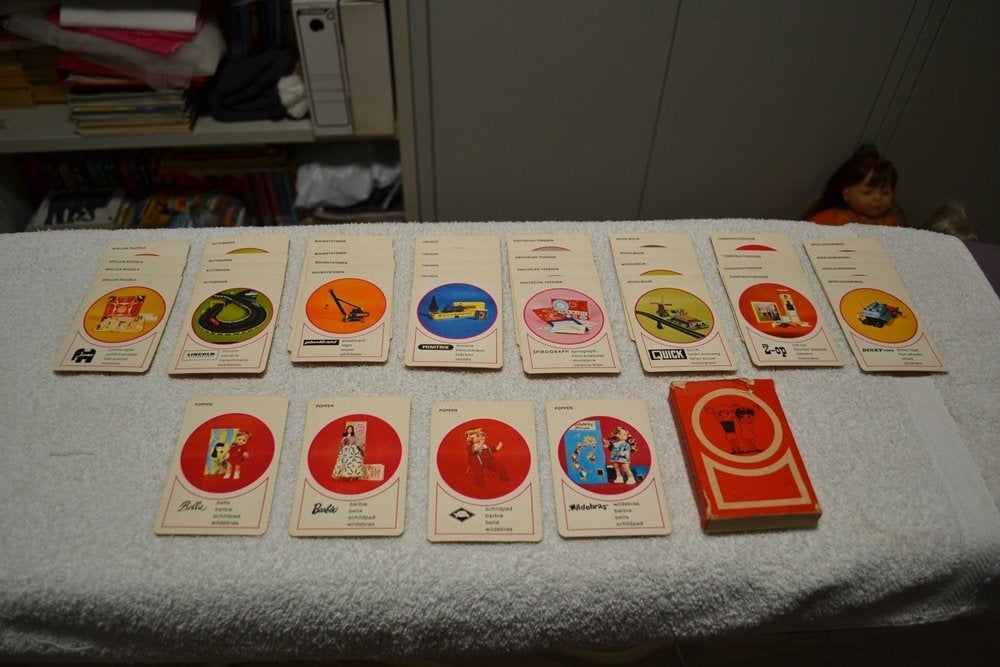 Mooi compleet wildebras kwartet spel uit de jaren 1960, Ophalen of Verzenden, Zo goed als nieuw, Accessoires