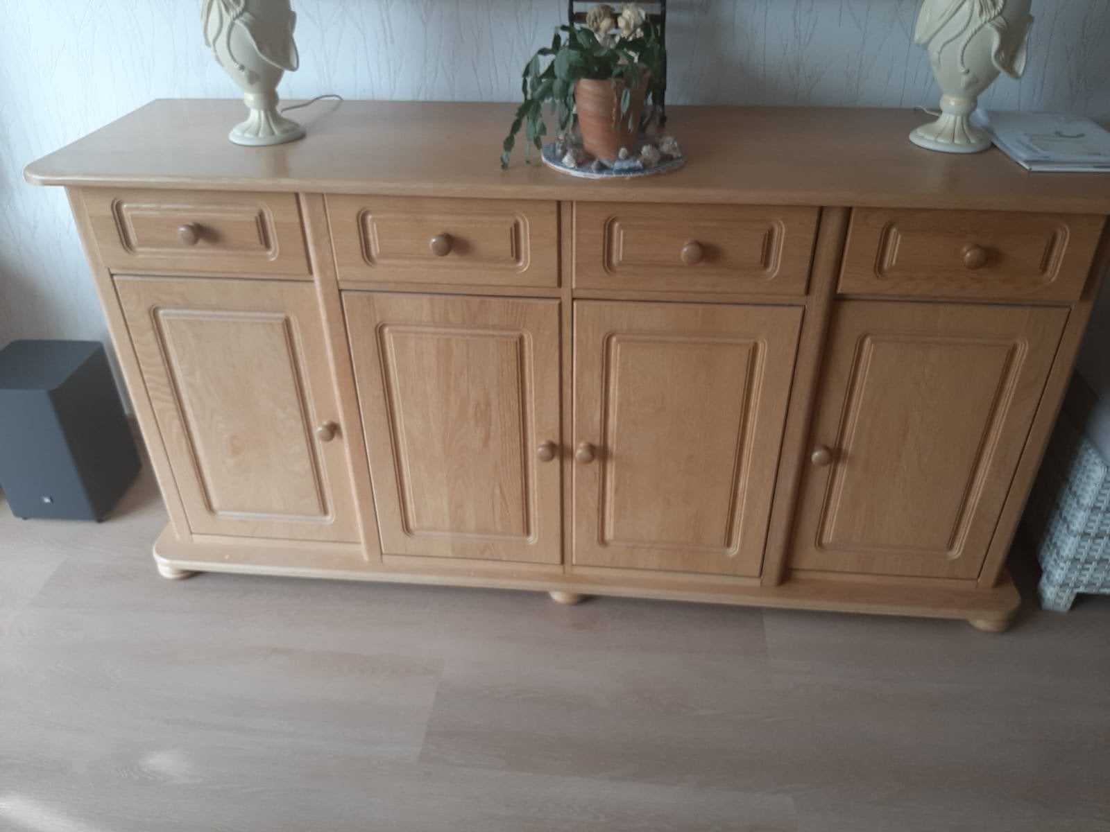 Dressoir in goede staat - B180 H89 D50, Ophalen, Gebruikt, 150 tot 200 cm, Met lade(s)