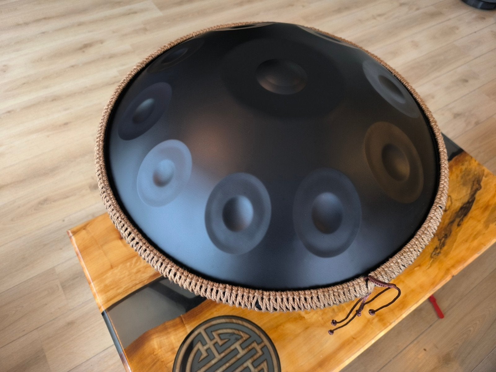 Handpan mat zwart nieuw 432hz 10 tonen D-mineur, Ophalen, Onbekend, Nieuw, Melodische percussie
