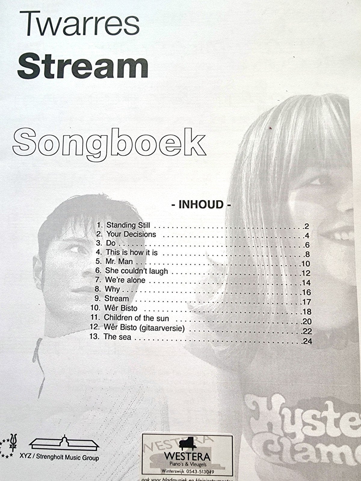 Twarres Stream Songbook - Bladmuziek met gitaarversie Art37, Verzenden, Gitaar, Zo goed als nieuw, Artiest of Componist