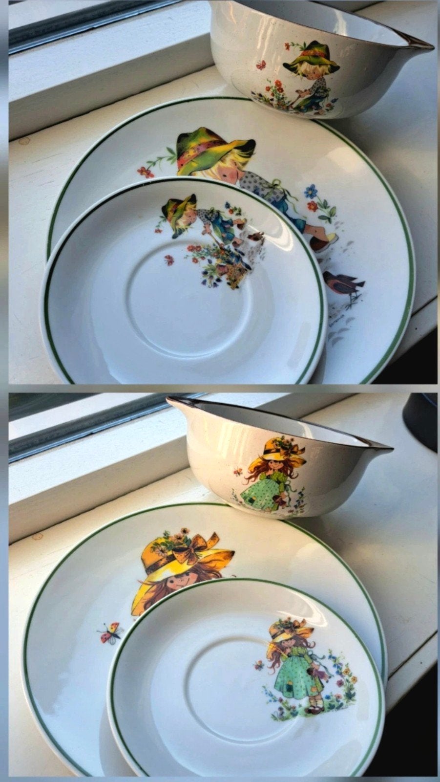 vintage kinderservies 6-delig, Ophalen of Verzenden