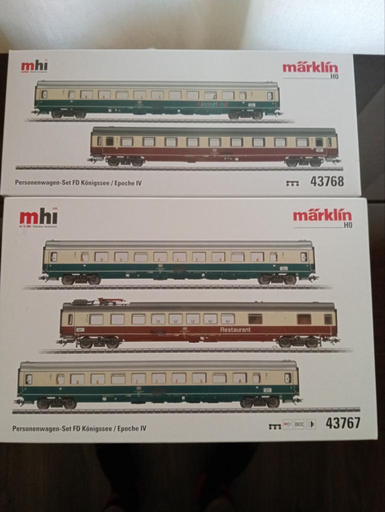 Märklin FD Königssee Set, Ophalen, Wisselstroom, Treinset, Zo goed als nieuw