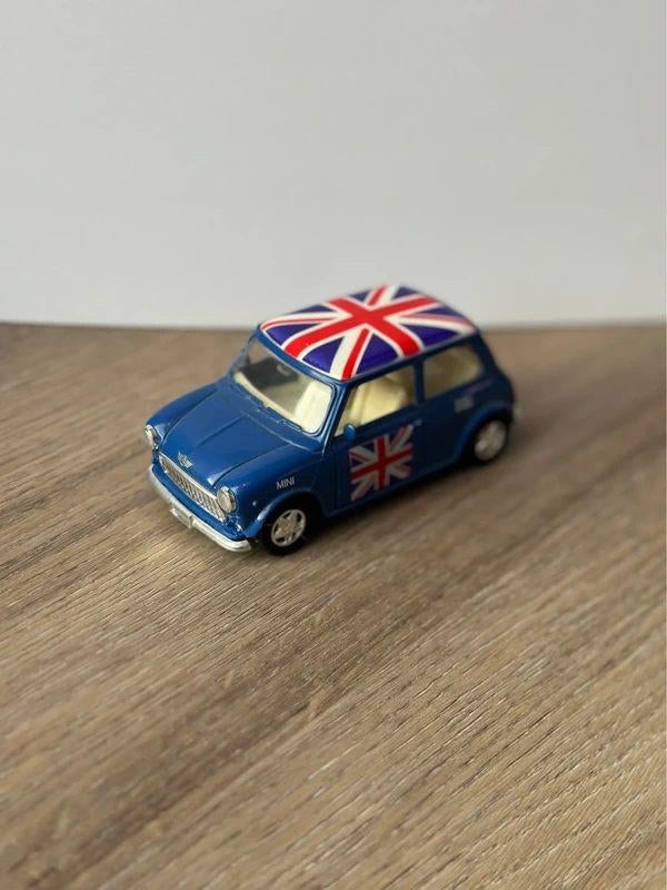 Welly Mini Cooper 1300 engelse vlag, Ophalen of Verzenden, Zo goed als nieuw, Auto, Overige merken