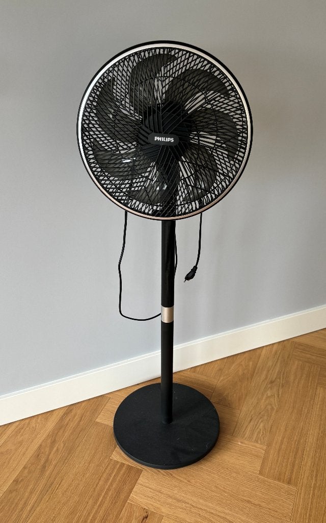 Philips zwart ventilator (3000-serie), Ophalen, Ventilator met afstandsbediening, Zo goed als nieuw, Statiefventilator