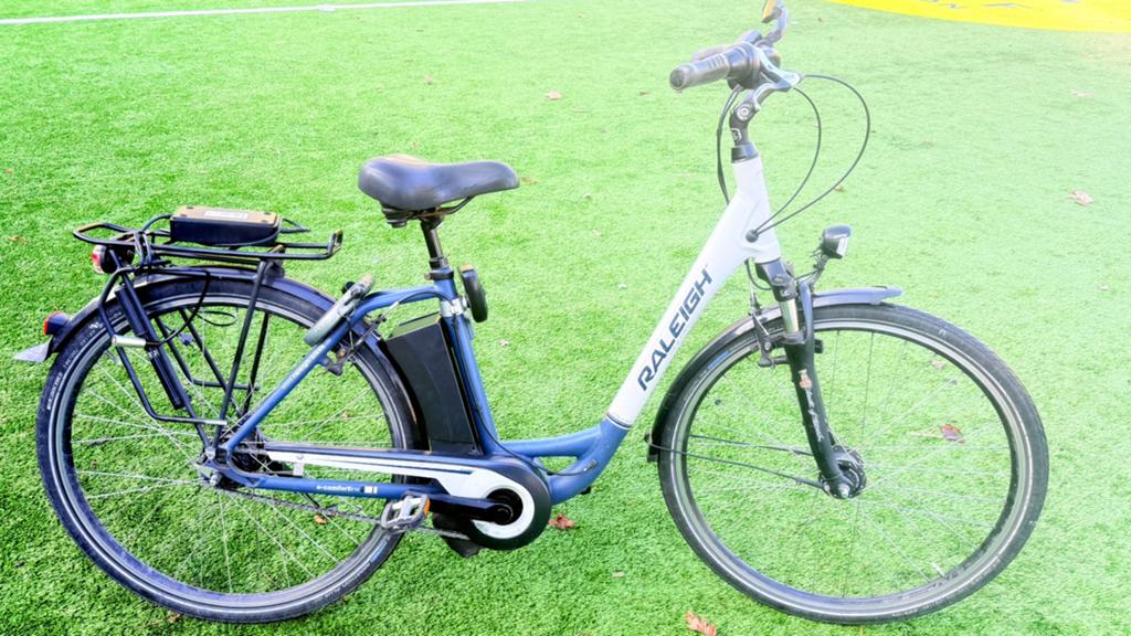 I.g.st goede mooie unisex damesfiets E-bike Raleigh 47cm N8, Gebruikt, Velgrem, 47 tot 50 cm, Versnellingen