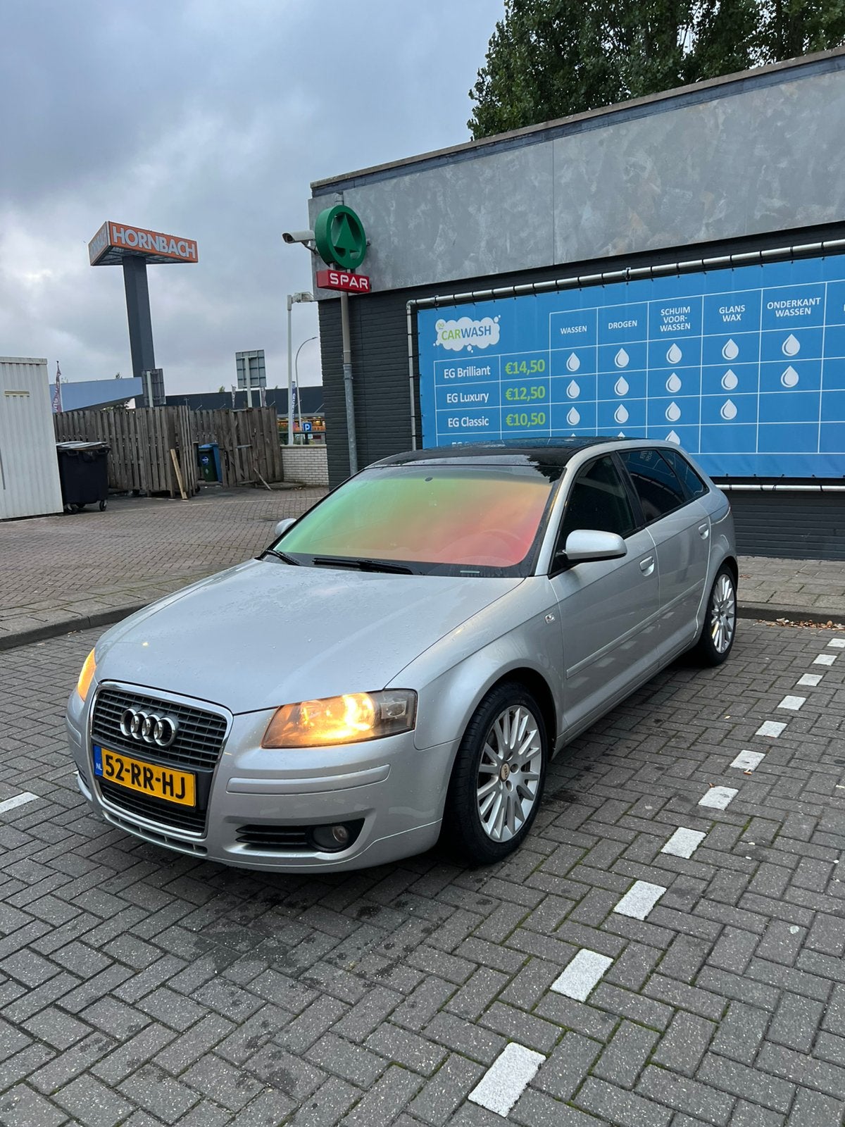 Audi A3 pano 2.0fsi Sportback 2005 Grijs NAP + onderhoudboek, Auto's, Zwart, 4 cilinders, Origineel Nederlands, Particulier