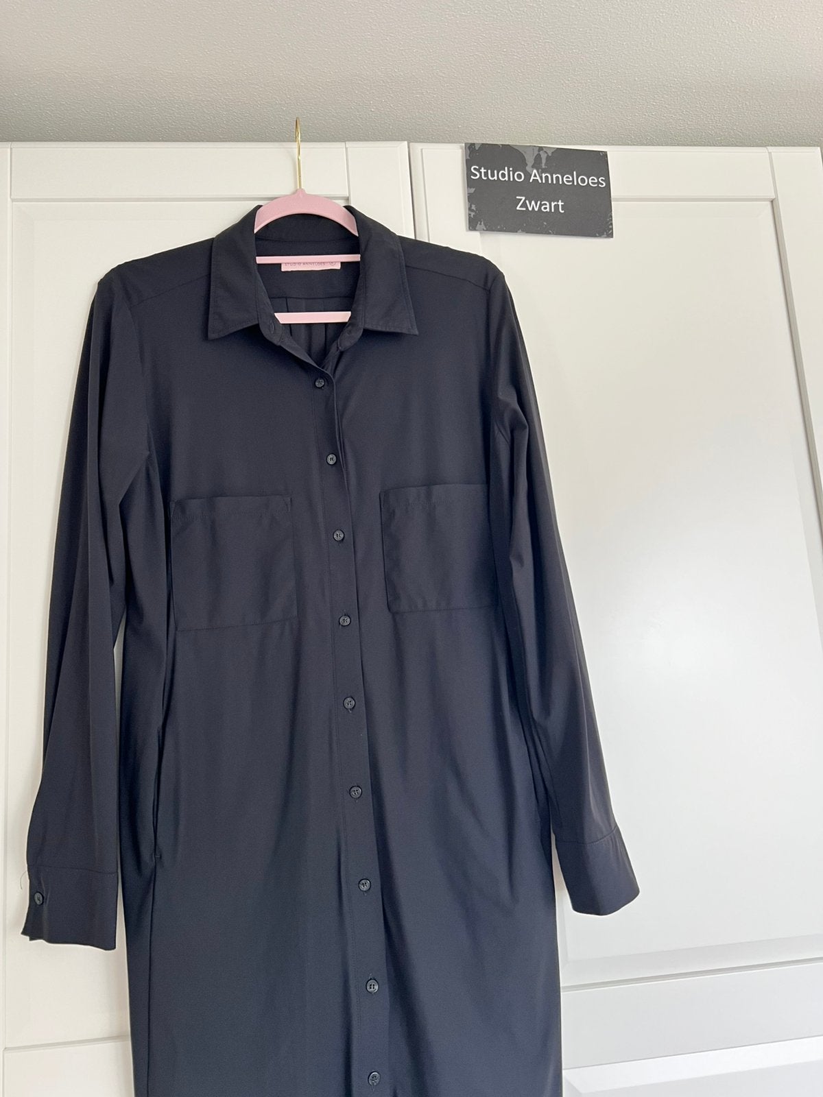 Studio anneloes woopy blouse tuniek XL zwart travelstof, Zwart, Maat 46/48 (XL) of groter, Ophalen of Verzenden, Zo goed als nieuw