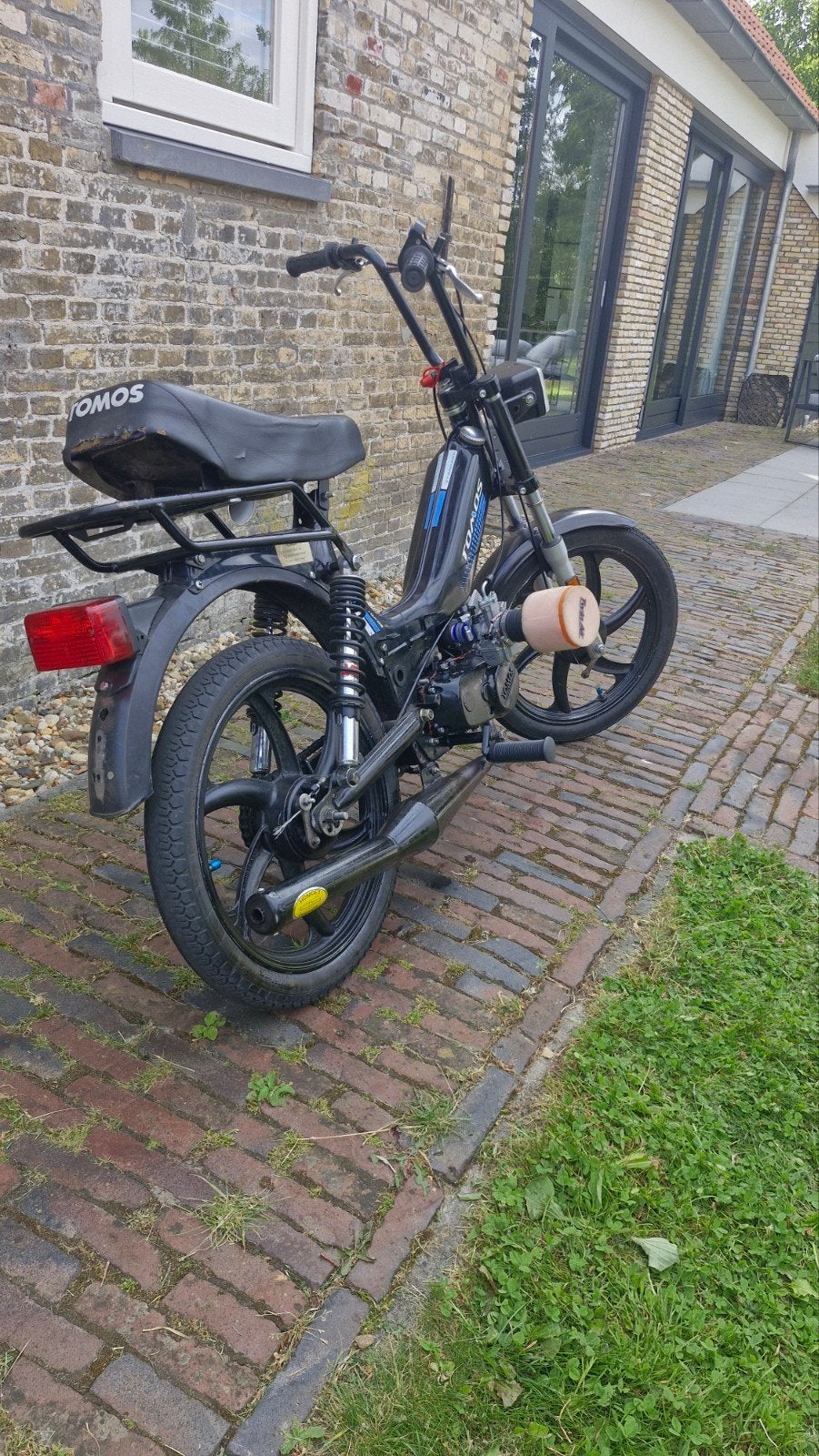 Tomos 74cc blauw kenteken, Fietsen en Brommers, Brommers | Tomos, Ophalen, Gebruikt, Maximaal 45 km/u, Standard