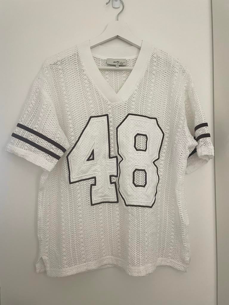 Shoeby X Fred van Leer Festival Shirt Wit XS/S, Wit, Ophalen of Verzenden, Zo goed als nieuw, Korte mouw