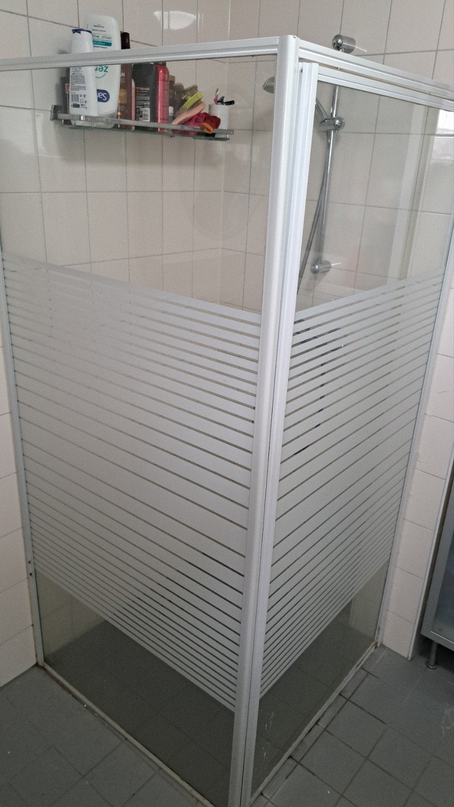 Douchecabine met melkglas effect, Ophalen of Verzenden, Gebruikt, Met douche