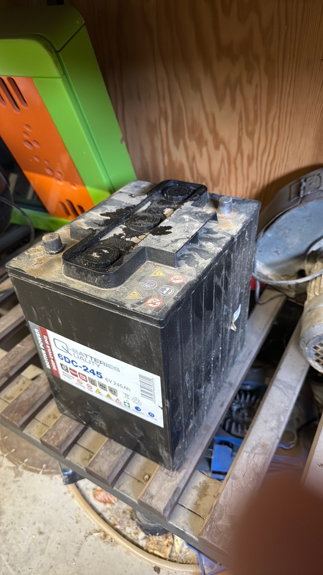 Accu golfkar 6 volt, Gebruikt