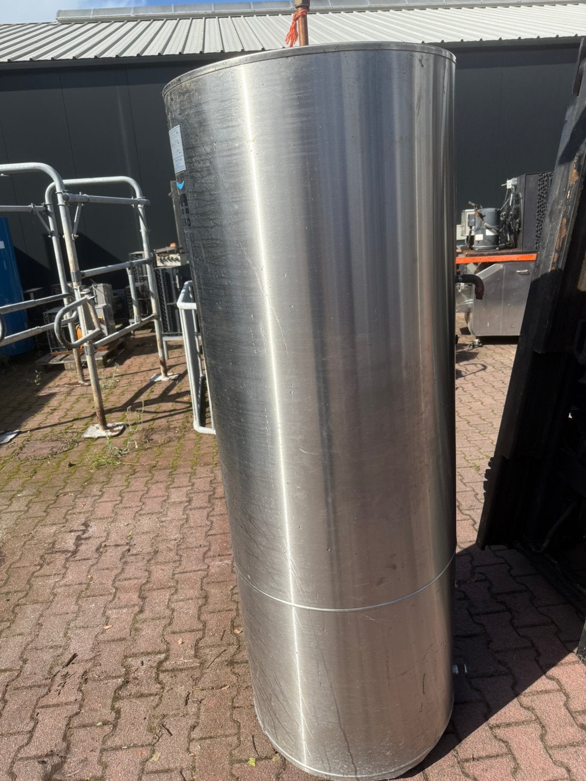 Buffervat 465 ltr, Doe-het-zelf en Verbouw, Ophalen, Afvoer, Zo goed als nieuw, Rvs