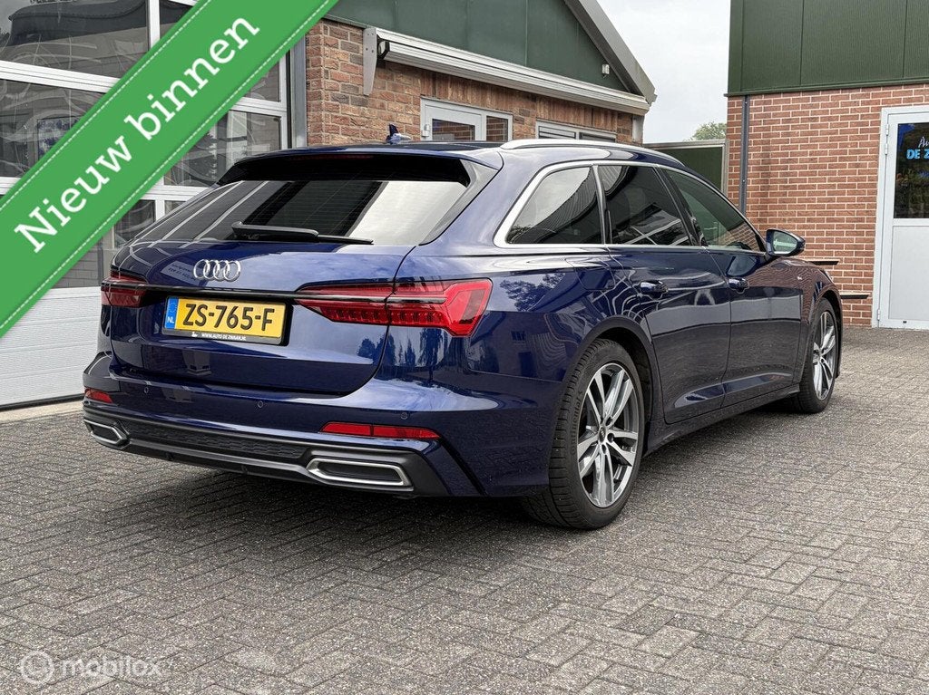 Audi A6 Avant 45 TFSI S edition., Gebruikt, Euro 6, 4 cilinders, Blauw