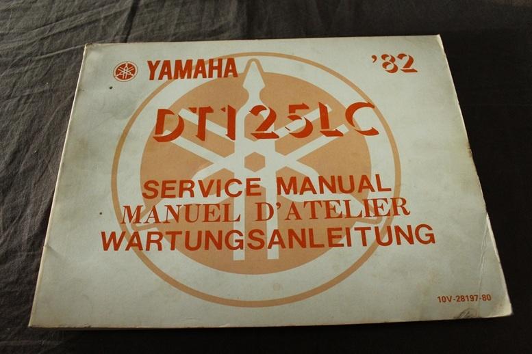 Yamaha DT125LC 1982 motorcycle service manual DT 125 LC, Ophalen of Verzenden, Yamaha