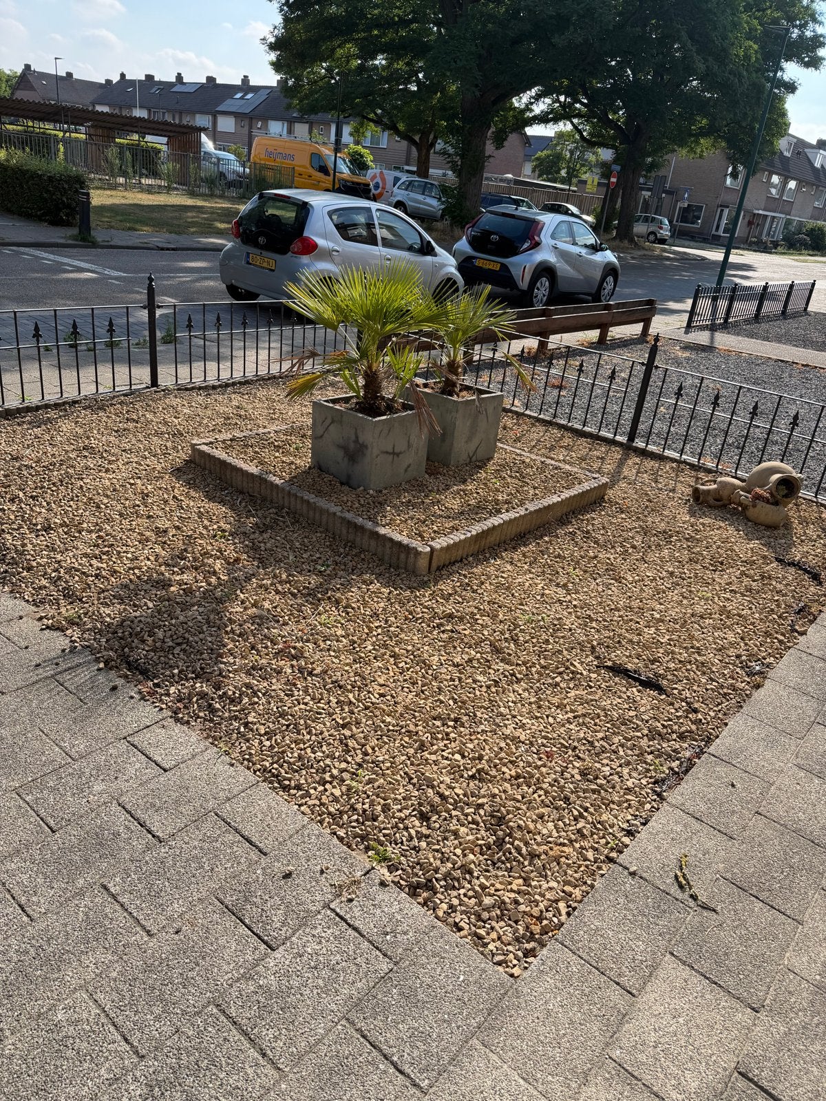 GRATIS! Siergrind voor tuin of oprit - Beige/Bruin, Ophalen, Gebruikt, Beige, Grind