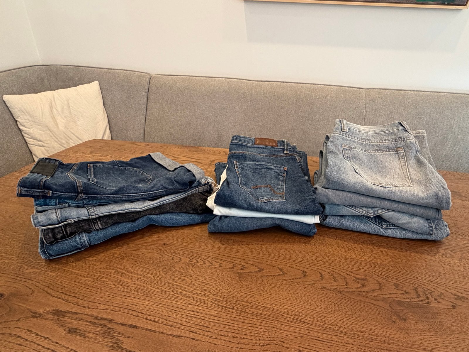 Jeanspakket: rokjes, korte en lange broeken (H&M, Zara e.a.), Kinderen en Baby's, Ophalen of Verzenden, Gebruikt, Meisje, Broek