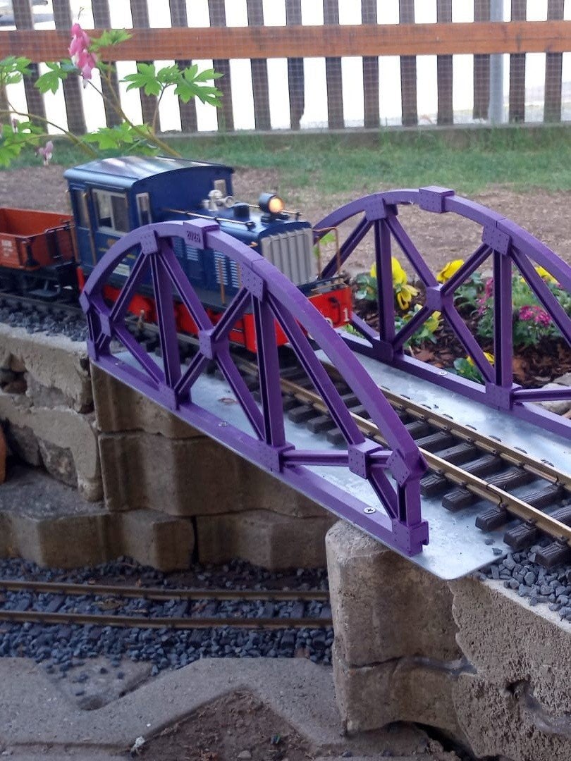LGB 3D Geprinte Brugzijkanten, Hobby en Vrije tijd, Overige merken, Gelijkstroom, Brug, Tunnel of Gebouw, Nieuw