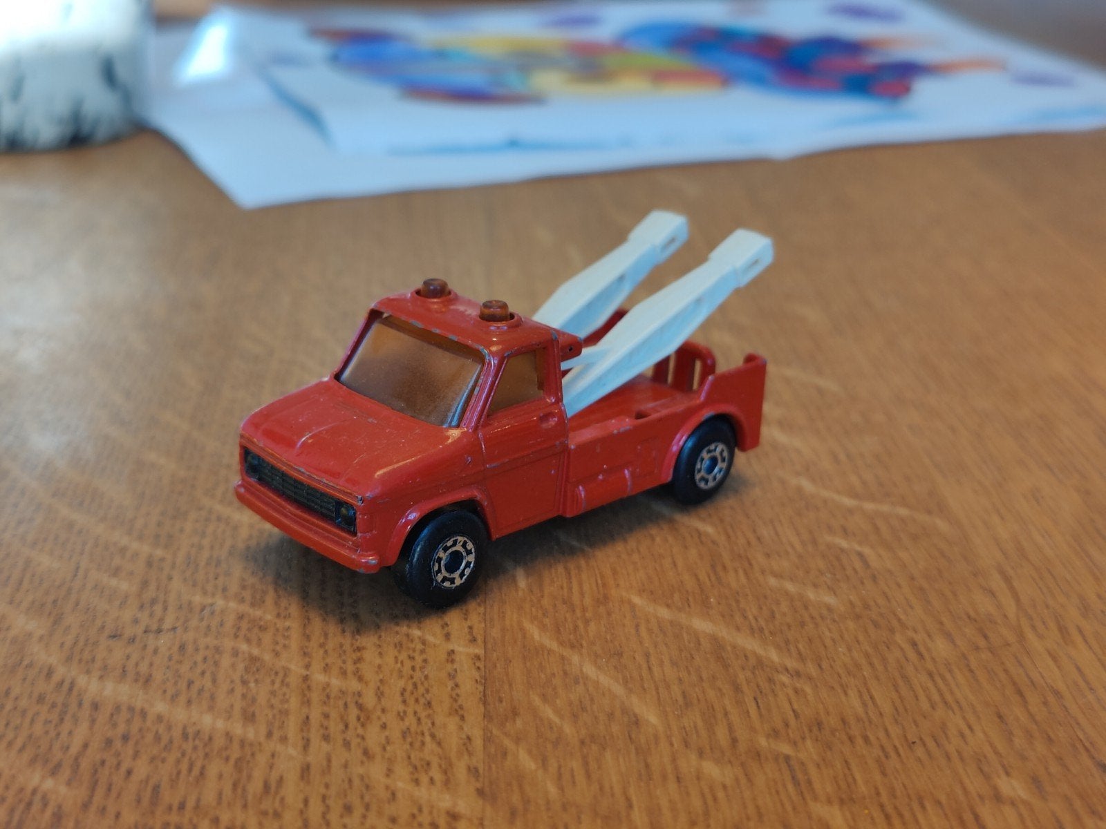 Matchbox Wreck Truck ROOD, Ophalen, Zo goed als nieuw, Bus of Vrachtwagen
