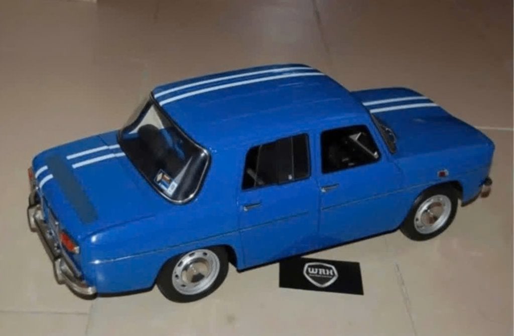 1:8 RENAULT 8 GORDINI Altaya gebouwd SEE INFO HANDBOUW WRH, Ophalen, Zo goed als nieuw, 1:5 t/m 1:8, Auto