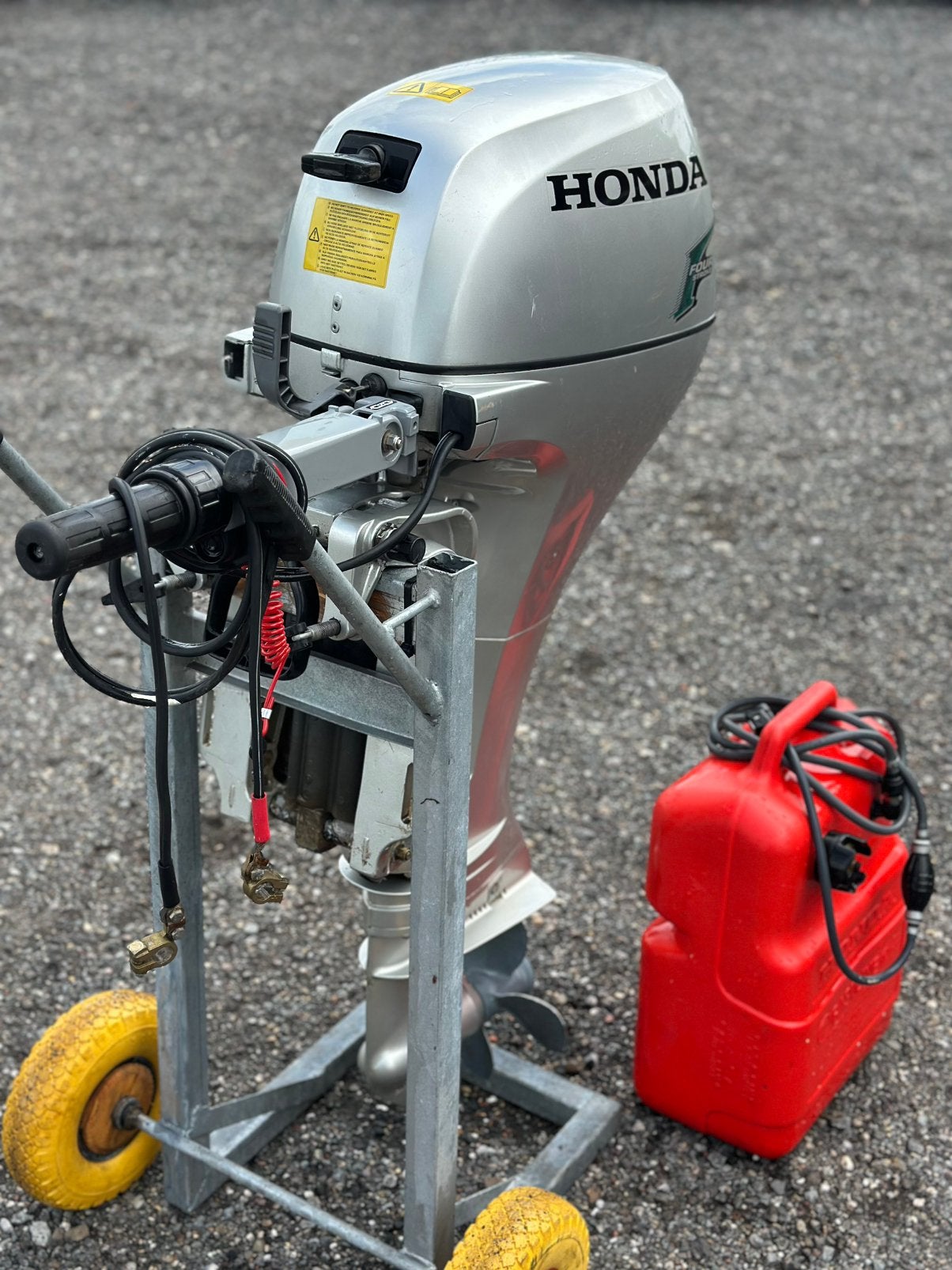 Honda bf15 lang LRTU tilt assist, elec start. PLAATJE, Ophalen, Zo goed als nieuw, Benzine, 30 pk of meer
