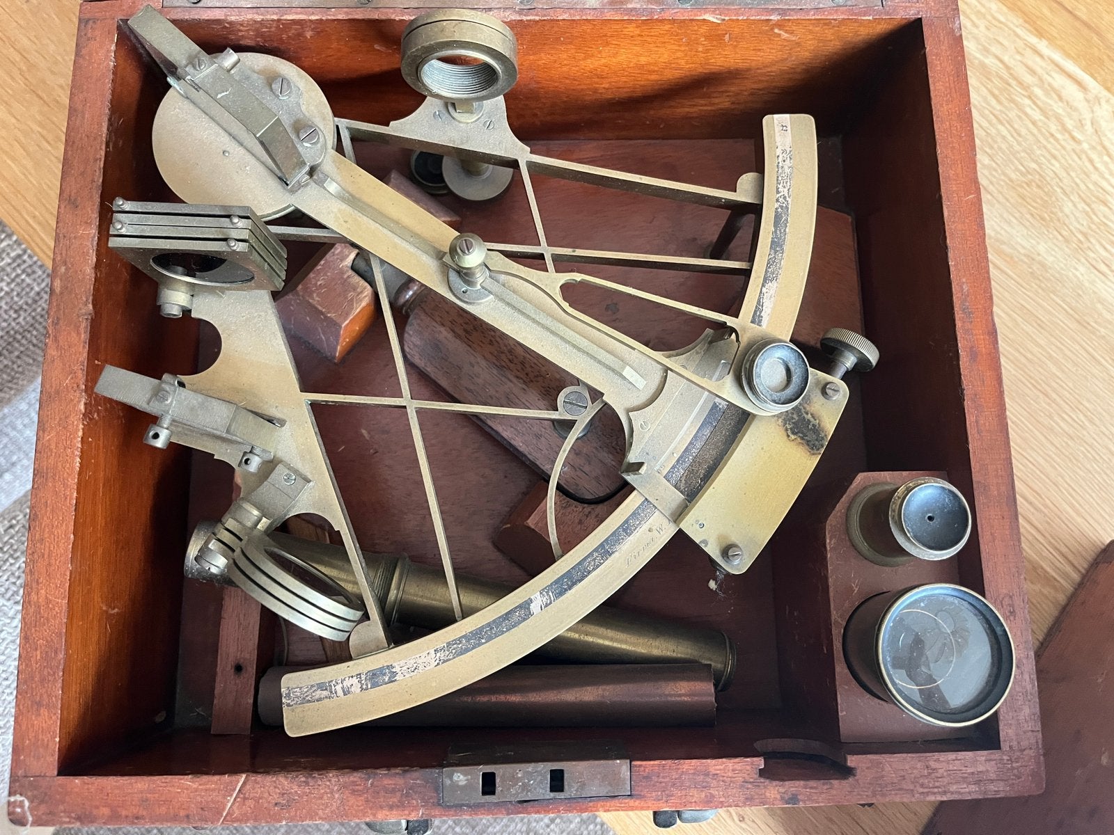 Scheeps sextant antiek, Antiek en Kunst, Ophalen of Verzenden