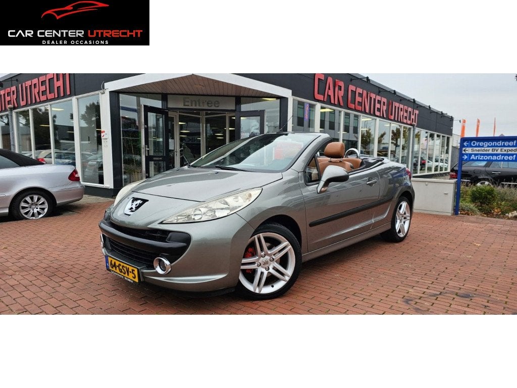 Peugeot 207 CC 1.6 VTi | leer airco elec kap nederlandse aut, 15 km/l, Gebruikt, 4 cilinders, Cabriolet