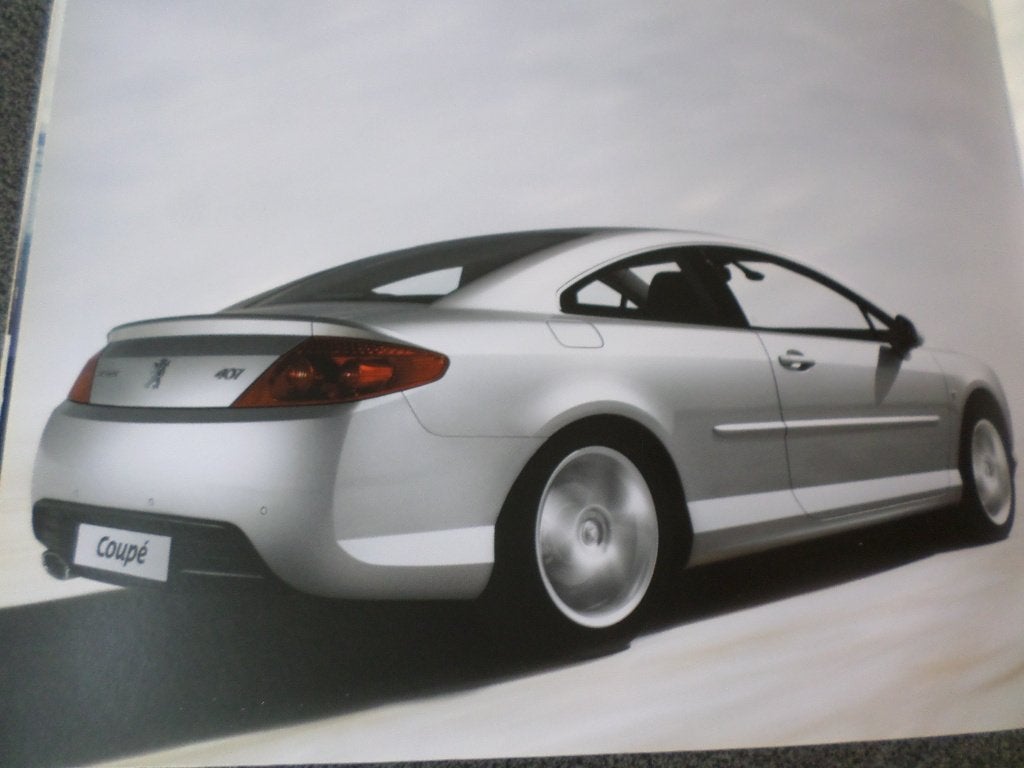 Peugeot 407 Coupe 2009 Brochure, Ophalen of Verzenden, Zo goed als nieuw, Peugeot