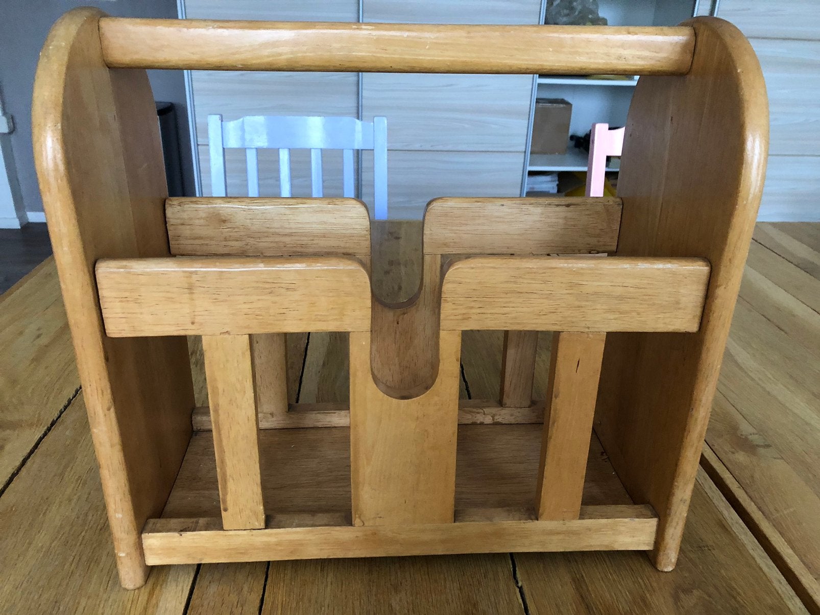 Lektuurbak massief blank houten, 42/40/19 cm, Ophalen of Verzenden, Zo goed als nieuw