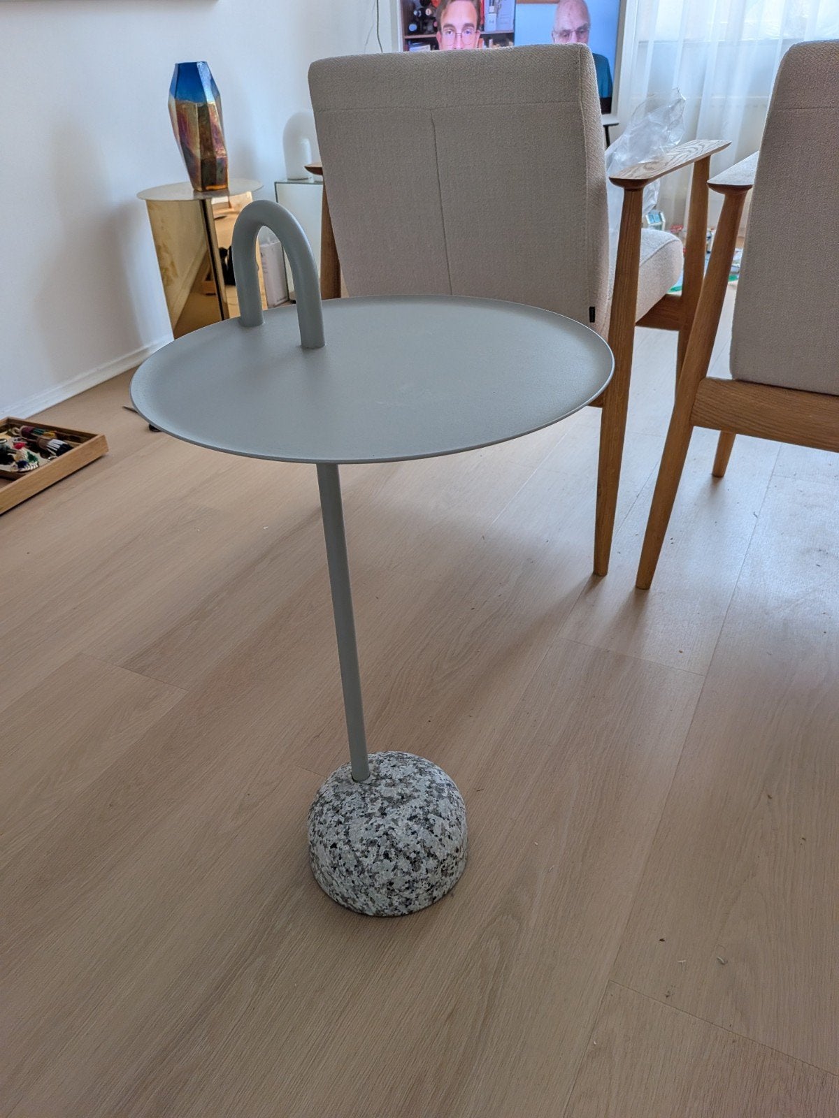 HAY Bowler Bijzettafel - Perfecte Staat, Huis en Inrichting, Tafels | Bijzettafels, Ophalen, Minder dan 55 cm, Metaal of Aluminium