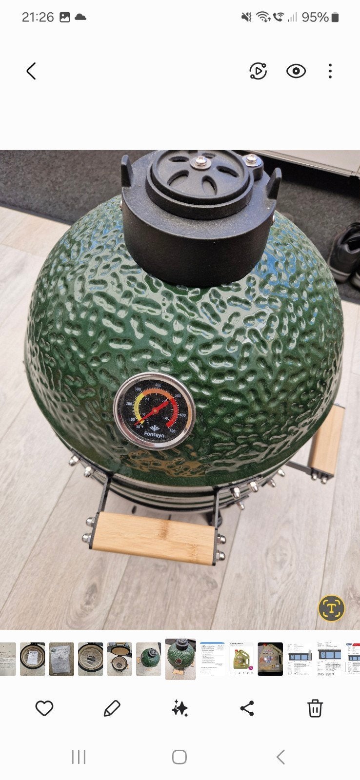 Nieuwe Bonfire Kamado Barbecue  Nieuw in doos, Ophalen, Nieuw