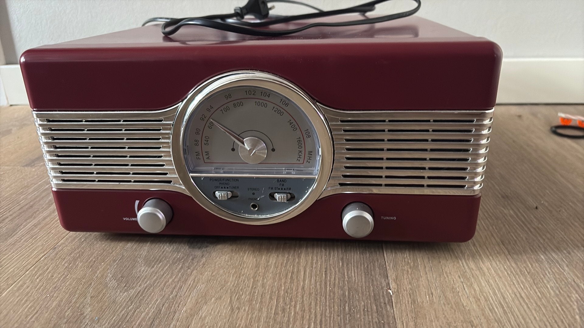 Lenco TT-29 retro platenspeler  radio en ingebouwde speakers, Ophalen, Gebruikt, Platenspeler, Overige merken