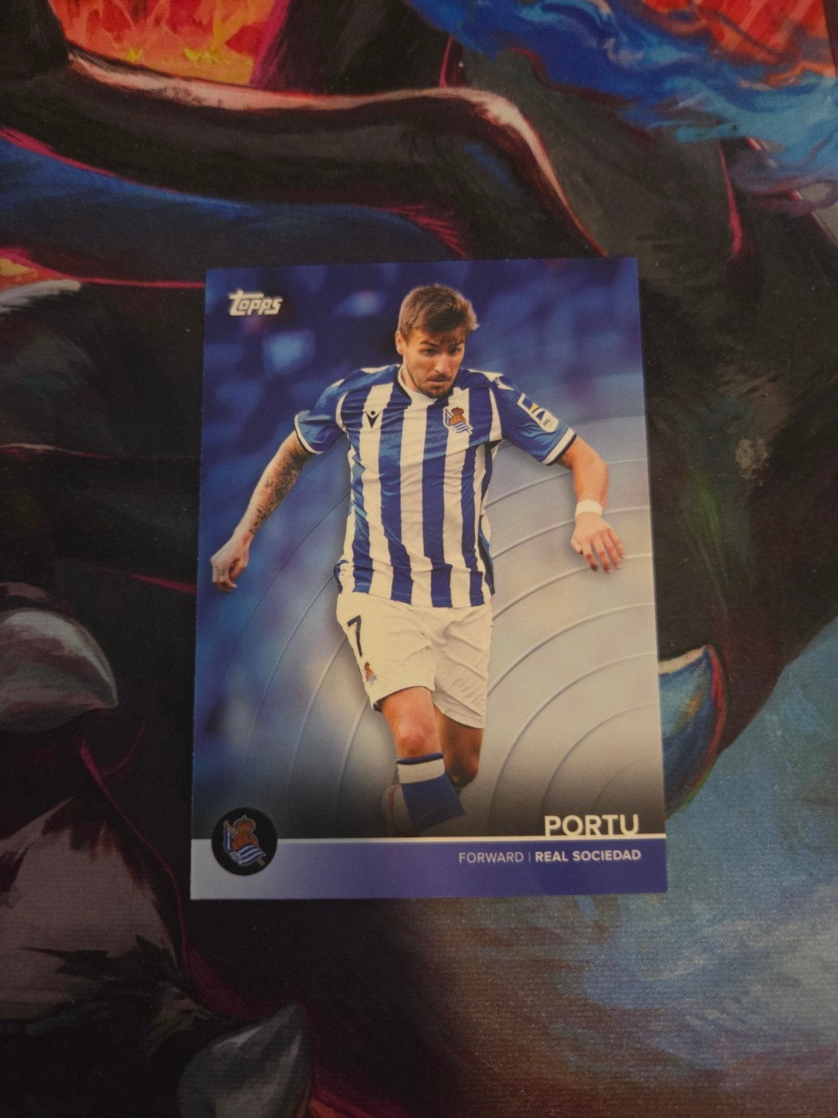 Topps Portu Spelerskaart - Real Sociedad, Ophalen of Verzenden
